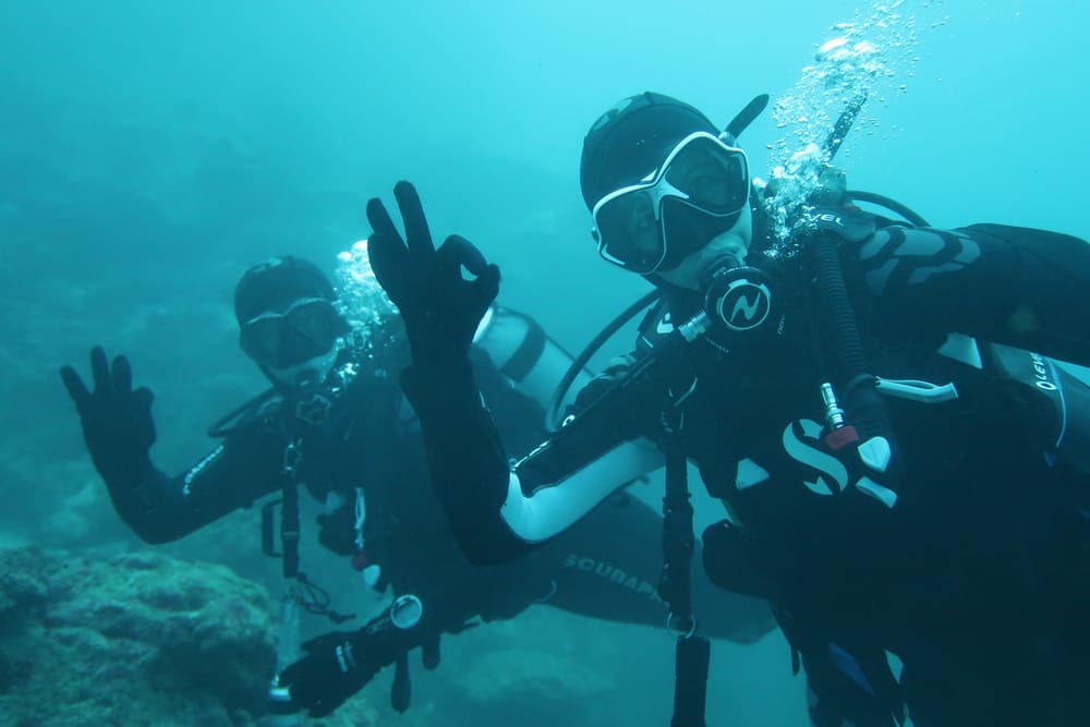 Plongée sur tombant ile Maurice